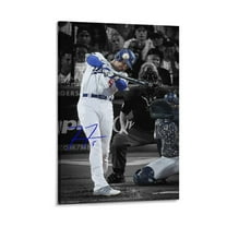 Freddie Freeman American Baseball Players Sports Celebrity Canvas Wall Art Posters For Room Aesthetic And Decor 54 Poster For Bedroom Bathroom Living Room Office Kitchen Decor