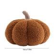 thumbnail image 3 of Homemoh Fall Pumpkin Pillow Plush Halloween Pumpkin Throw Pillow 3D Sherpa Decoration Stuffed Fall Decorative Pillows Cushion for Thanksgiving Bedroom Couch Sofa, 3 of 6