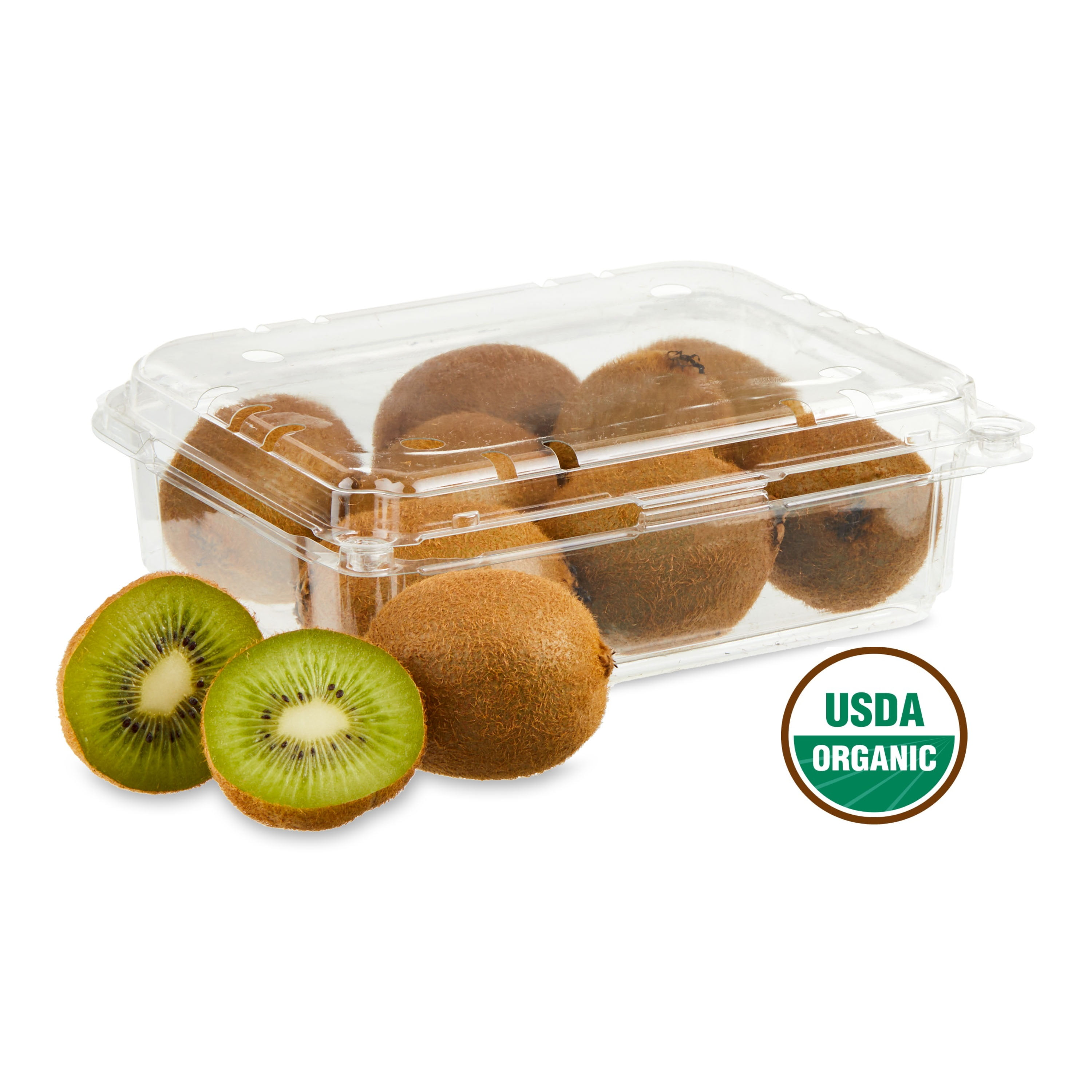 Fresh Produce Organic Kiwi Fruit 1 lb Clam Shell Juicy and