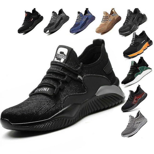 Chaussures à Embout d'Acier pour Hommes, Légères, Anti-Perforation, Espadrilles de Sécurité