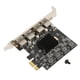 thumbnail image 2 of Tarjeta de expansión PCIe a USB, Tarjeta USB 3.0 PCI Express Independent 2A Power 4 USB 3.0 Puertos de Ancho PARA OFICINA, 2 of 7