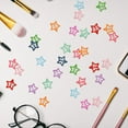 thumbnail image 2 of Star Hair Clips Set of 100, Metal Star Snap Hair Clips, Star Clips Colorful Star Hairpins, Anti Skid Star Clips for Thick Thin Hair, Kawaii Hair Clips Hair Accessories for Girls Women (10 Colors), 2 of 7