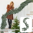 thumbnail image 6 of 6.2FT Lighted Eucalyptus Garland with Lights Artificial Greenery Vine Garland with Lights for Mantel Fireplace Table Wall Patio Wedding Indoor Outdoor Holiday Spring Decoration, 6 of 10