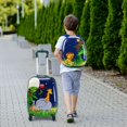 thumbnail image 4 of Costway 12" 16" Kids Luggage Set Suitcase Travel Trolley Backpack School ABS 2 PCS, 4 of 10