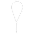 thumbnail image 2 of Elegantly Unique Cross Slide Through Sterling Silver Lariat Necklace, 2 of 6