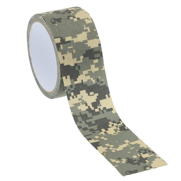 Unique Bargains Camouflage Tape 2' x 5.5 Yards, Self Adhesive Protective Camo Tape Wrap Waterproof Bandage, Digital