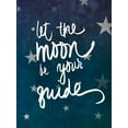 thumbnail image 2 of SD Graphics Studio 15x18 White Modern Wood Framed Museum Art Print Titled - Let the Moon Guide You, 2 of 4