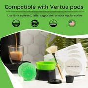 My-Cap Sampler Set - Fill Your Own Coffee Pods - Includes Cap, Lid, Foil Seals, Capsule Holder & Funnel - Complete Solution to Make Your Own Capsules for Nespresso VertuoLine Brewe