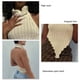 thumbnail image 4 of Blusa de punto con cuello alto y espalda descubierta, cuello alto, espalda abierta, dobladillo irregular, cuello alto, 4 of 8