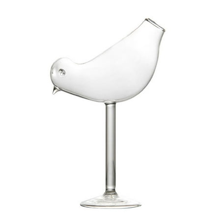 

MEGAWHEELS Irregular Cocktail Glass Bird Design Wine Glass