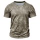 thumbnail image 4 of Camiseta de Cuello Redondo Deportiva de Manga Corta para Hombres, Mezcla de Algodón Del 95% para el Gimnasio Y la Construcción Muscular, 4 of 5