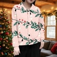 thumbnail image 4 of Makaor Womens Blouses Long Sleeve Christmas Collared Shirts Tops Button down Graphic Pullover Tees Knit Cute Fall Winter Clothes, 4 of 6