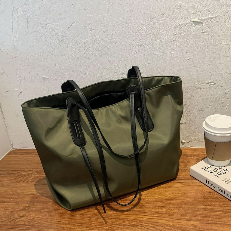 The twill zip shop tote