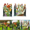 thumbnail image 1 of 2x Garden Trellis De Hierro Forjado Home Palisade Patio DIY DYNWAVEMX Cerca del patio, 1 of 8