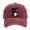 Claret, variant on Breathable Dad Hat Anime Animal Pattern Sun Hat Adjustable Baseball Hat