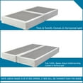 thumbnail image 5 of Wayton, 4" Split Sturdy Fully Assembled Wood Box Spring for Mattress, Full, White, 5 of 6