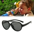 thumbnail image 3 of Almencla 2xFashion Kids Sunglasses Summer Eyewear for Children Girls Boys Age 3-9 Black, 3 of 5