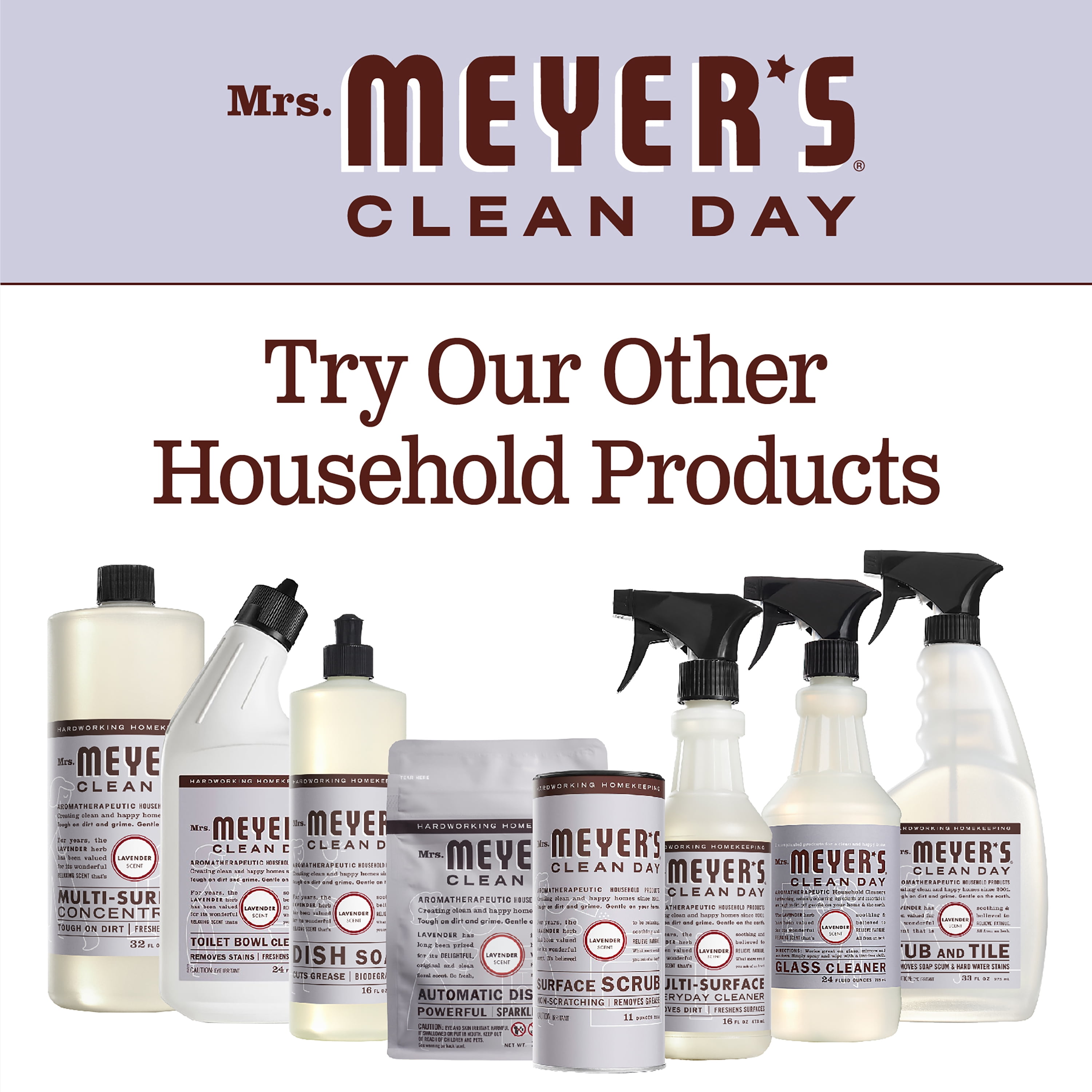 Mrs. Meyer's Clean Day - Liquid Dish Soap - Lavender - Case Of 6 - 16 Oz