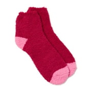 Joyspun Women's Anklet Cozy Socks, 1-Pack