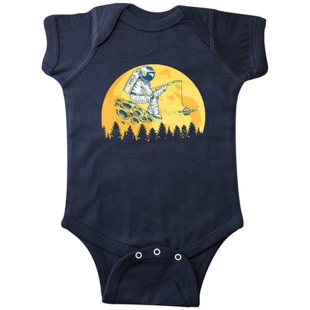 

Inktastic Astronaut Fishing on Moon Gift Baby Boy or Baby Girl Bodysuit