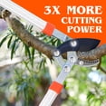 thumbnail image 3 of INTELIVE 23.62in Lopper, Pruning Shears, Long Steel Brade Tree Trimmer for Yard, Lawn & Garden, Professional Branch Cutter Tree Trimmer for Indoor & Outdoor Gardening, 3 of 11