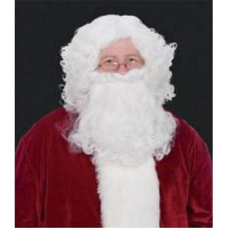 Halco - Majestic Santa Wig & Beard with Wired Mustache - One Size