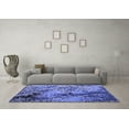 thumbnail image 3 of Ahgly Company Indoor Round Abstract Blue Modern Area Rugs, 8' Round, 3 of 4