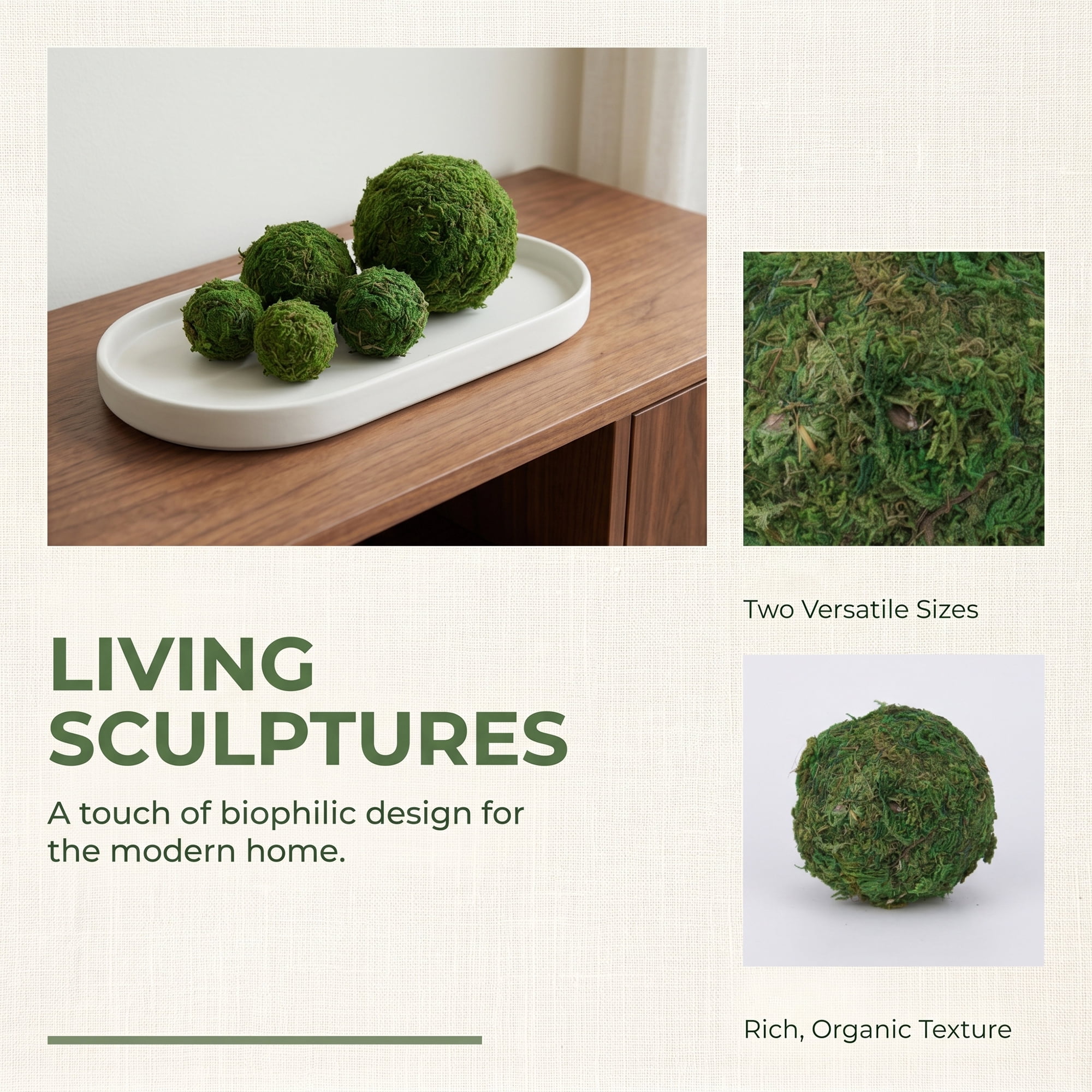 Unique Bargains 10Pcs Artificial Moss Balls for Bowl Fillers Spheres Green 2"x2"x2"