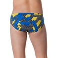 thumbnail image 2 of Speedo Men's Ruse Blocks Swim Brief Team Sapphire Gold Size 30, 2 of 3