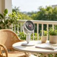 thumbnail image 4 of Oscillating Standing Fan, Oscillating Floor Fan with Remote Control, Adjustable Height Pedestal Fan, Quiet Airflow, Lightweight Pedestal Cooling Fan for Home, Room, Office, Ventilation Accessory, 4 of 6