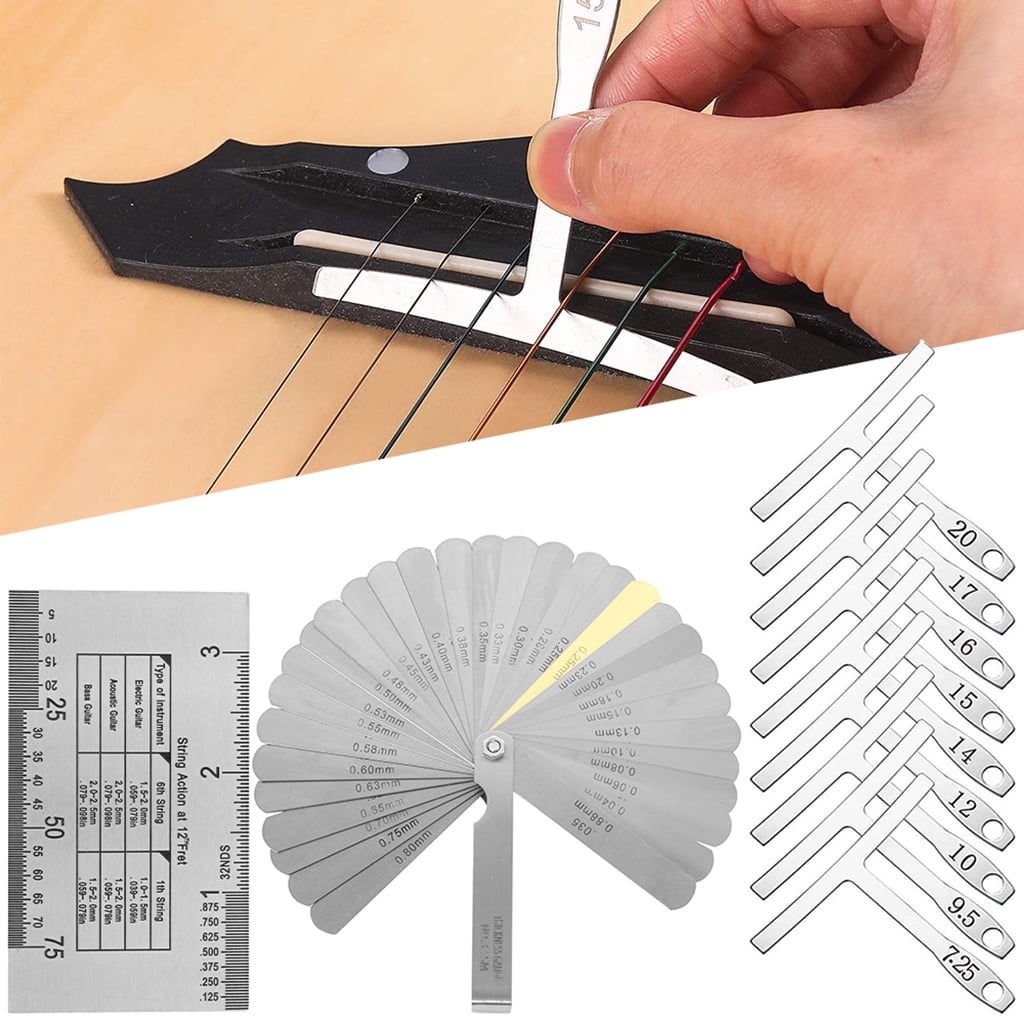 MOMOJIA Guitar Fret Sanding Leveler Beam Suitable for Fret Leveling of Electric Guitar for Electric Bass Acoustic Guitar