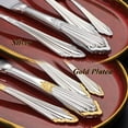thumbnail image 3 of ZHaobin 6 Pieces Teaspoons Silver Gold Dishwasher Safe 304 Stainless Steel 5.5in Teaspoon for Dessert Espresso Coffee Spoon (Gold), 3 of 7