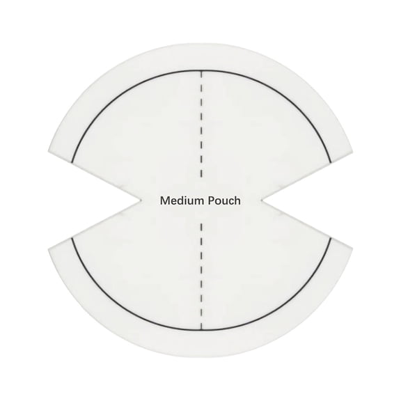 OAVQHLG3B Cute Beetles Pouch Template Set,Template Cutting Ruler Set,DIY Craft Stencil Cut on Fold Template Sewing for Novice Sewing Users