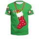 thumbnail image 1 of Camisetas de animales para hombres con estampado de alces de Navidad en 3d, ropa informal de verano para hombres, camisetas holgadas de gran tamaño, camisetas de manga corta Harajuku, 1 of 4