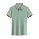 thumbnail image 1 of pstuiky camisetas de manga corta para hombre, Camisa informal de verano con solapa y botones de color liso para hombre camisas casuales para hombre s, 1 of 7