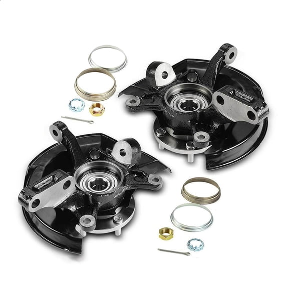 2PCs of Front Left Driver Side & Right Passenger Side Steering Knuckle Compatible with 1997-2001 Toyota Camry Replace Compatible with 698-391 4350206040 4350232070 698-390 4350206040 4350232070