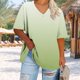 thumbnail image 4 of mfyjkho Tops Para Hacer Ejercicio Para Mujer, Camiseta Deportiva Informal De Verano De Manga Corta Con Cuello En V De Gran Tamaño Para Mujer Tops Para Hacer Ejercicio S, 4 of 6