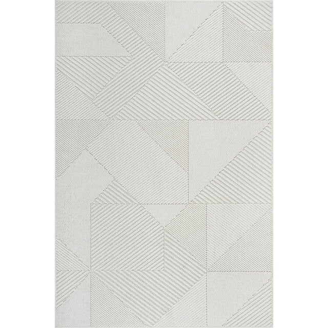 Tapis blanc cassé Mira Mainstays, 5 pi x 7 pi