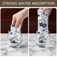 thumbnail image 6 of 2 Pcs Pioneer Flower Floral Print Pattern Kitchen Towels, Funny Microfiber Dish Towel Set, 18" X 26" Tea Towels, 6 of 6