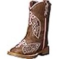 thumbnail image 3 of Blazin Roxx 4413202-05 Gracie Wing Cross Inlay Boot, Brown - Size 5, 3 of 4
