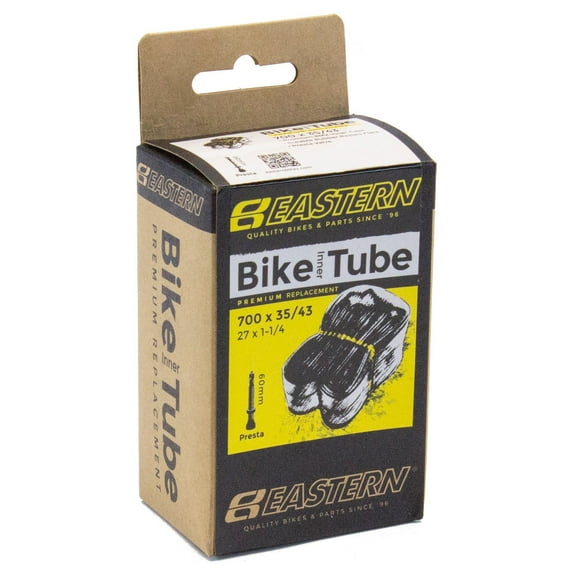 Inner Tube, 700x 35C/43C, Presta Valve 60mmL - Black