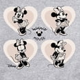 thumbnail image 3 of Disney - Mickey & Friends - Minnie Mouse Hearts You - Men's Crew Neck Fleece Pullover, 3 of 5