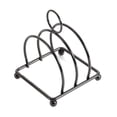 thumbnail image 1 of simhoa Stainless Steel Toast Rack Compact Countertop Household Serving 3 Slice Slot black, 1 of 7