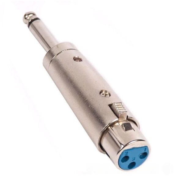 XLR Female to 1/4" Mono Male Audio Adapter/Cable