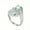 Green, variant on 2 Carat Moissanite Leopard Head Ring - 18K Gold Plated, Adjustable, 925 Sterling Silver, Sexy,  Perfect for Women, Holiday Gift, Fashion Jewelry