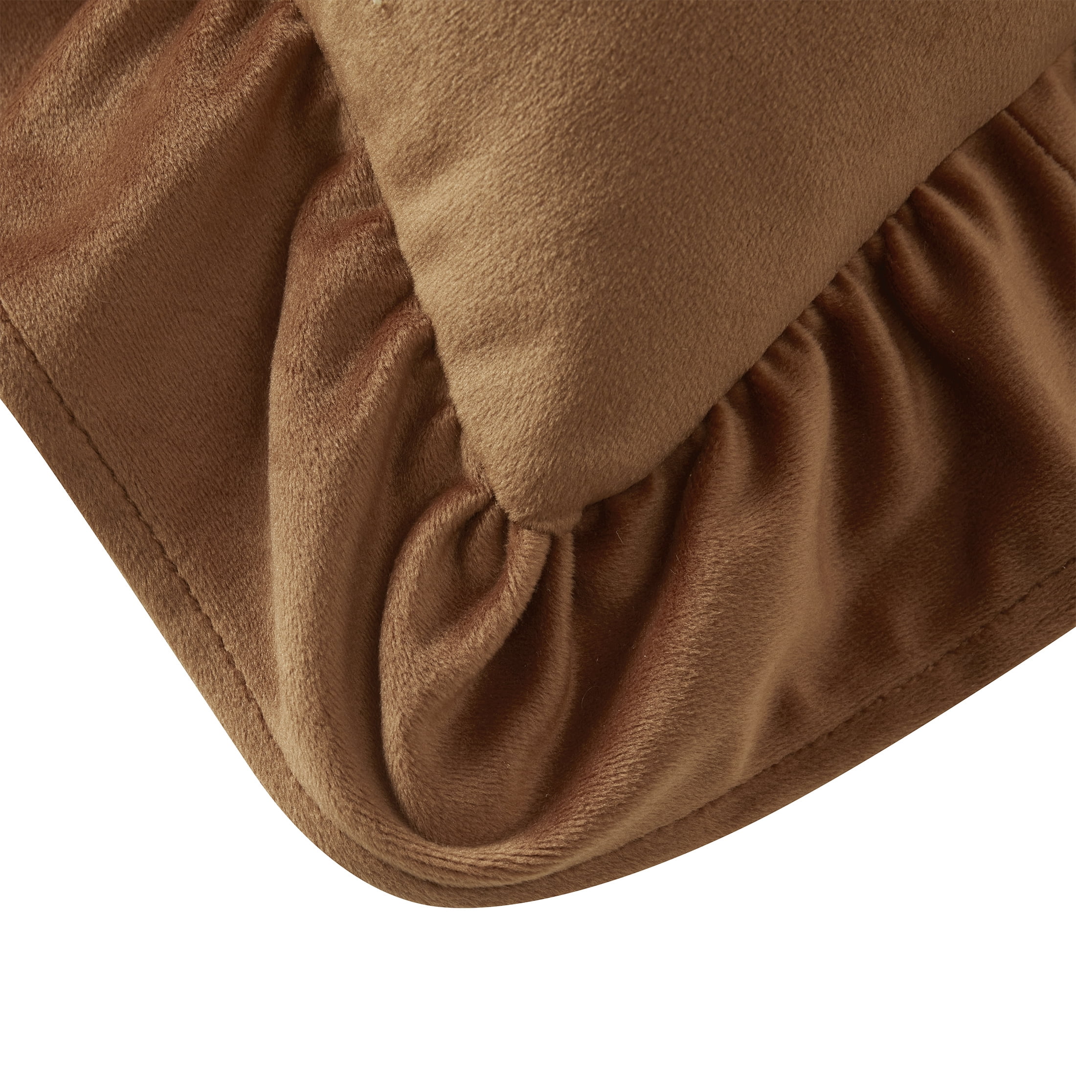 My Texas House 14" x 36" Ginger Ruffle Oversized Lumbar Decorative Pillow