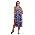 thumbnail image 1 of Bimba Kurti Droite Décontractée Imprimée Haut à Manches 3/4 Longue Kurta Robe pour Femmes, 1 of 6