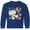 Royal Blue, variant on Inktastic Astronaut Valentine Outer Space Hearts Long Sleeve Youth T-Shirt
