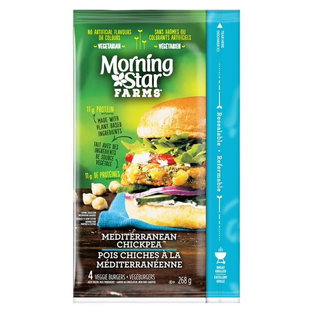 MorningStar Farms, Pois chiches à la méditerranéenne, 268g