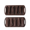 thumbnail image 1 of Bakeware Silicone Corn Stick Bread Pan For Baking Non Stick Nut Leaf Shape Dessert Cake For Cakes And Chocolates Bakeware For Kitchen Home Use, 1 of 4